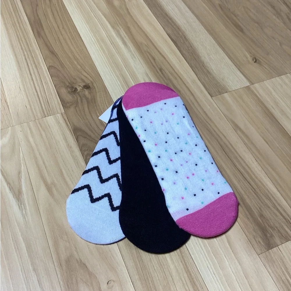 Xhilaration 3 Pairs Liner Socks - One Size